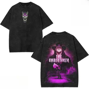 The Undertaker – The Phenom Eternal Legacy | Cotton Oversized T-Shirt, Graphic Tee, Gift, Gift for Fan, WWE Streetwear, Vintage Washed Wrestling Tee