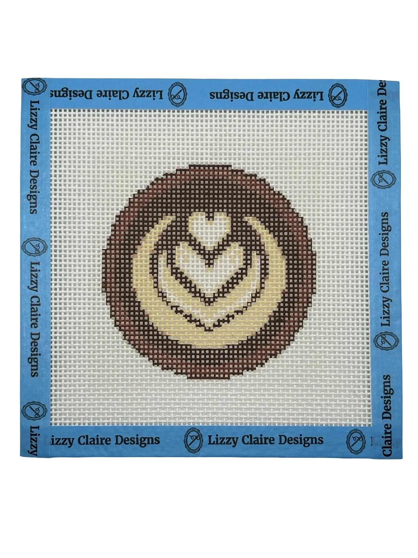 Latte - 18 mesh - 6 x 6 - Needlepoint Canvas
