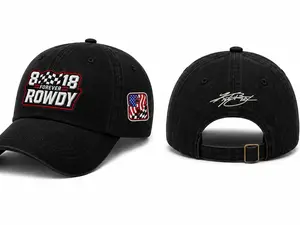 Kyle Busch 8 Forever Rowdy Vintage Hat NASCAR Embroidered Racing Cap