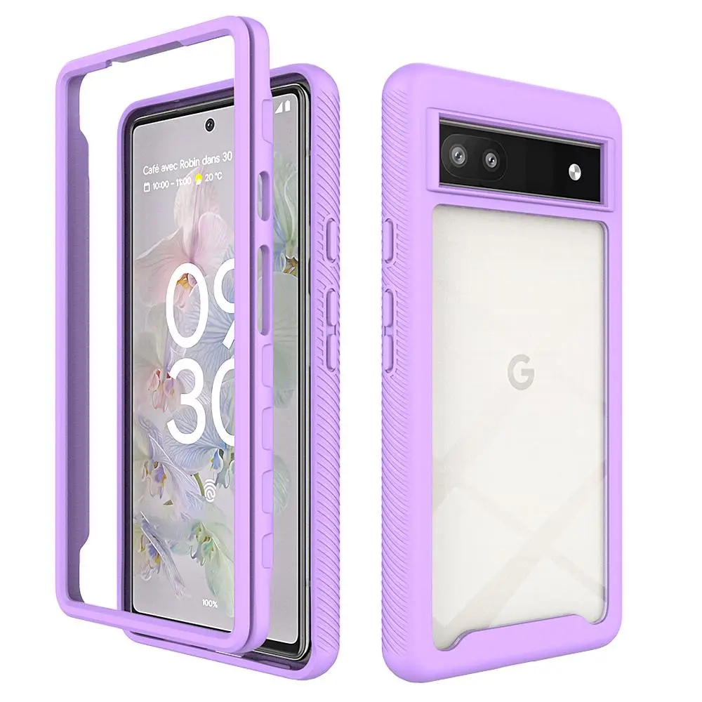 Hybrid TPU/PC Sky Case for Google Pixel 6A Funda Capa Shockproof Crystal Clear S Heavy Duty Cover for Google Pixel 6 Pro