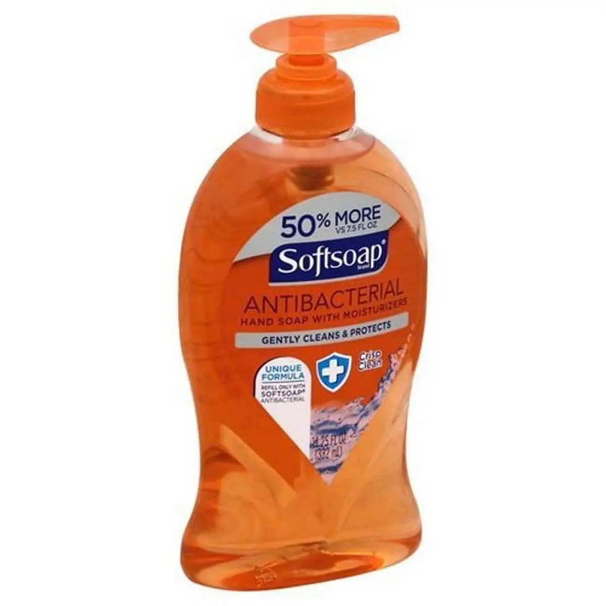 Colgate-Palmolive  11.25 oz Soft Soap Crisp Clean hygienic Hand Soap Pump Bottle, Orange - Case of 6
