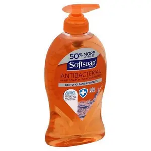 Colgate-Palmolive  11.25 oz Soft Soap Crisp Clean hygienic Hand Soap Pump Bottle, Orange - Case of 6