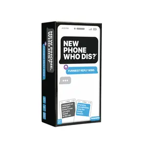 New Phone Who Dis Unfiltered Edition Text Message Party Game Funny Adult Card Game for Ages 17+ with Includes 50 Inbox Cards & 250 Reply Cards