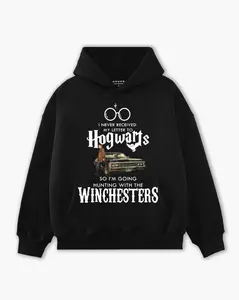 Sam and Dean Winchester Hoodie, Supernatural Brothers Sweatshirt, Hogwarts Inspired Graphic Hoodie, Universal Studios Fan Apparel, Gift for Women