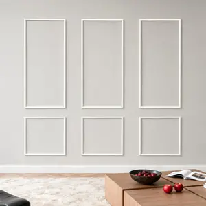 Pack of 3 - Wall Molding 24 x 54 and 24 x 24 in Waterproof Accent Wall Trim wall