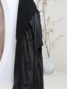 Luxury Black Limited Edition Abaya Hijab Embroidery