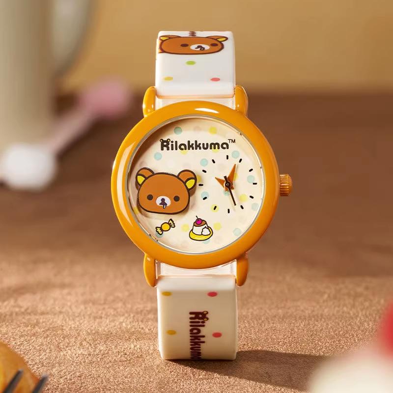 MINISO Rilakkuma Gulu Gulu Moment Series Wristband Watch Blind Box | Trendy Fashion Gift for Friends & Perfect Holiday Present & Holiday Surprise