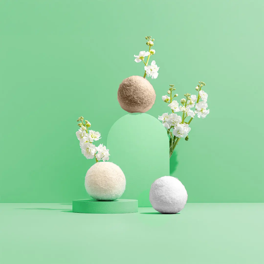 Green Llama Alpaca Dryer Balls - Locally Sourced - Pack of 3 Green Llama Alpaca Dryer Balls - Locally Sourced - Pack of 3