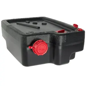 Hyper Tough 10 Quart Automotive Drain Pan Container, 420013HTMI, Black