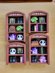 Mini Curio BookShelf Clicker Fidget ASMR Sensory Toy
