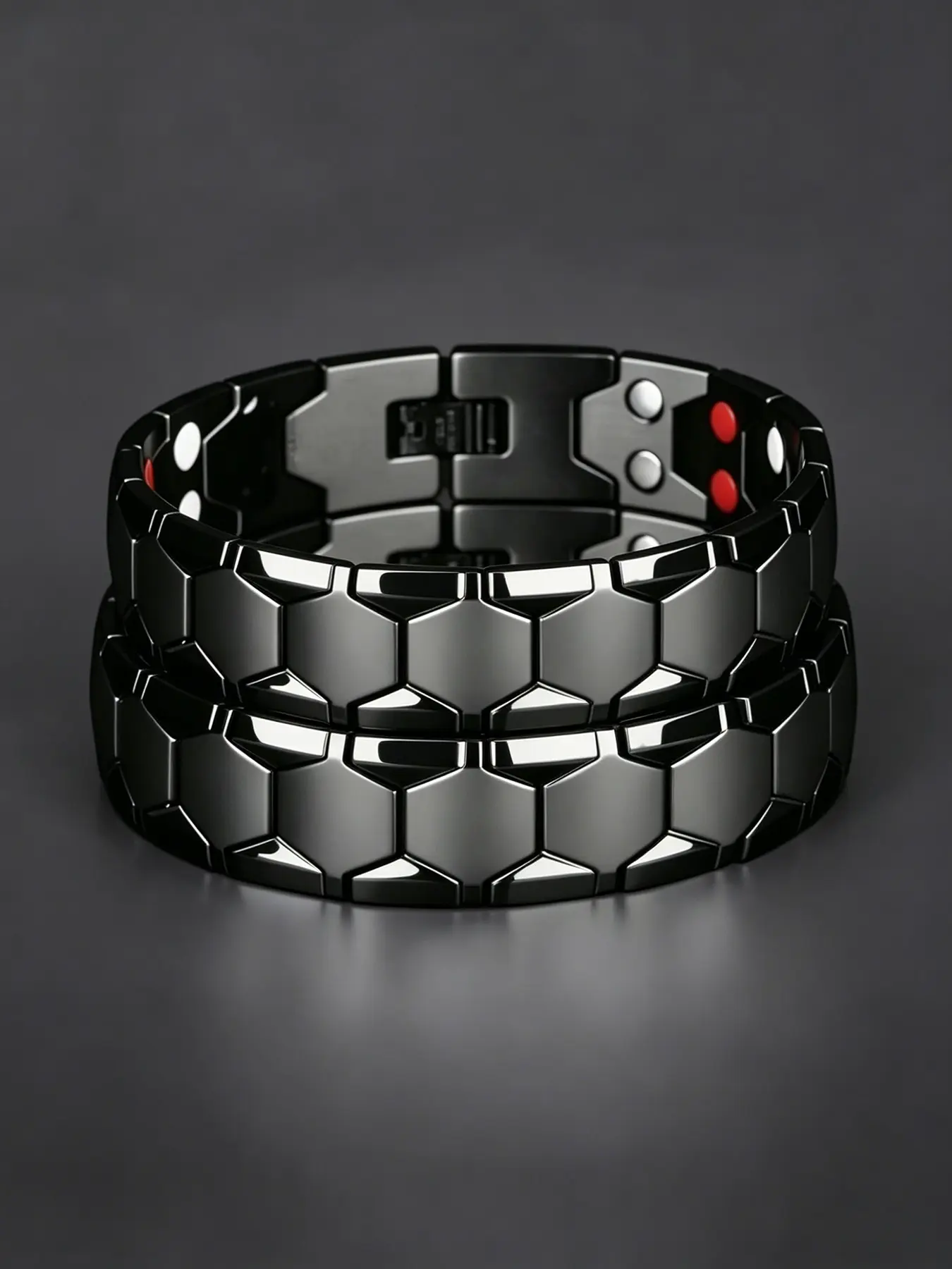 High-Quality Titanium Alloy Magnetic Wristband, Men's Pain Relief Bracelet, Heavy-Duty Stainless Steel Health Band, Perfect Gift, Men Jewelry