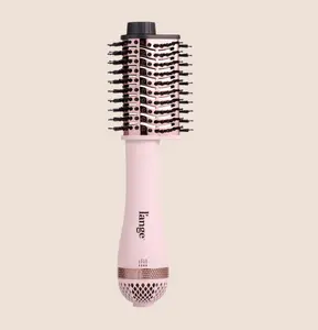 L'ANGE HAIR  - Le Volume Elevé 65MM 2-in-1 Titanium Hair Dryer Blower - Dual-Use Heat-Styling Tool, Dry & Style, Blush Smooth Ionic Styling, Unique Teardrop Barrel, 3 Heat Settings, 360° Vented Airflow, Mother's Day Gift Idea