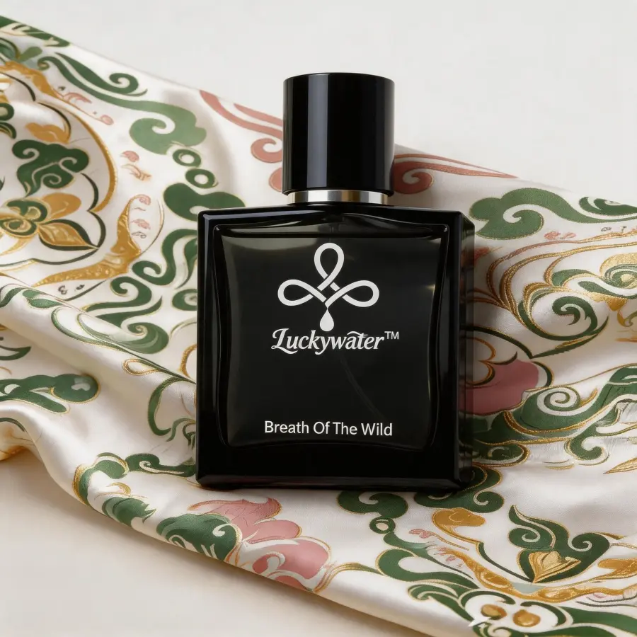 Luckywater Men's Long-Lasting Perfume, 1.7 Fl Oz - Fresh Fougere Scent with Bergamot, Elemi, Lavender, Geranium, Haitian Vetiver - Clean, Invigorating - Ideal for Office, Travel - Great Gift for Boyfriend, Father's Day