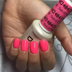 DND SUN OF PINK #484 Gel and Lacquer Duo nail care nail art