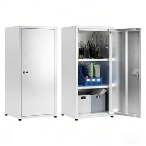 Metal Storage Locker with Combination Lock & Adjustable Shelves