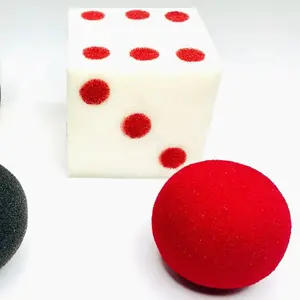 Balls To Dice Magic Trick Illusion - Make the sponge balls magically turn into a die