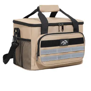 12L Large Insulated Cooler Bag - Leakproof Thermal Lunch Box Camping Bag for Picnic, Camping & Beach