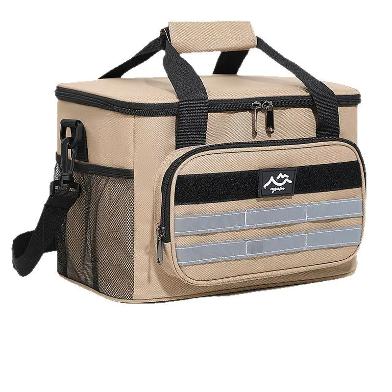 Waterproof Tote Travel Cooler, 12L Large Insulated Lunch Bag with Shoulder Strap, Leakproof for Picnic & Camping, Travel Cooler Backpack
