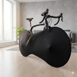 Ultra Durable Waterproof Bike Cover – Fits Road Mountain Bikes, Foldable for Storage, Shields Against Rain Snow UV Dust, Secure Fit for Frame Wheels, Portable Outdoor Protection Shield