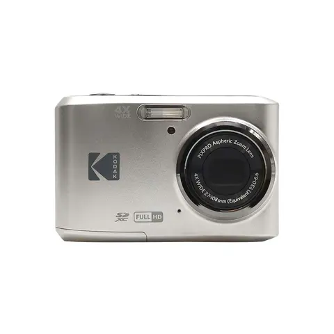Kodak Pixpro FZ45 16MP Portable High Definition Pocket Photo Camera (Silver) - Digital Camera with USB Connection
