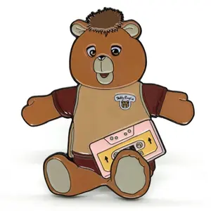 Teddy Bear Music Pin