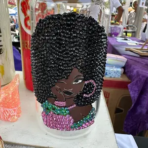 Rhinestone 16 oz cup