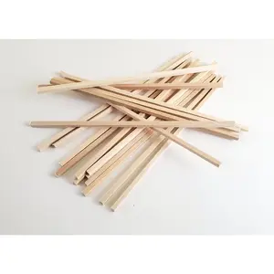 Wood Beams Posts 1/8 x 1/8 x 6" long x20 Basswood Model Making Dollhouses Dioramas