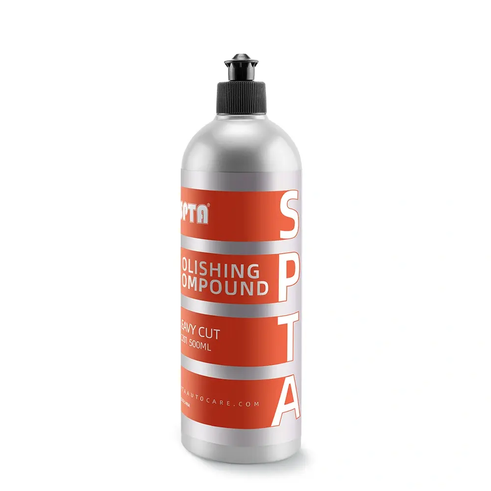SPTA Heavy Cut Compound - Biodegradable Fast-Cutting Car Paint Care Product, Easy-Apply Rubbing Compound Scratch Remover for All Types of Paints, Eliminates 1500 Grit Sanding Marks & Boosts Shiny Gloss