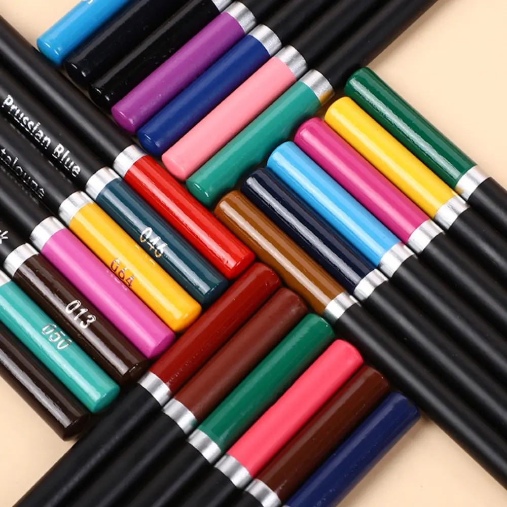 Adult coloring book  pencils, 72 color oil core drawing pencils, professional art supplies for artists, adult coloring pencils for the back of school season, beginner and adolescent  pencil sets Colored Zippered
