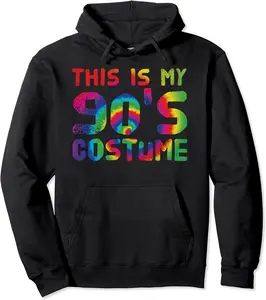 This Is My 90's Costume Halloween Easy Cosplay Lazy Outfit Pullover Hoodie - Kevincifuen Shop 30B0BRTCHK8C