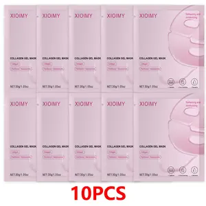 Collagen & Niacinamide Moisturizing Facial Mask, 10pcs/set Hydrating Facial Mask, Face Mask for All Skin Types, Skin Care Product for Women & Men