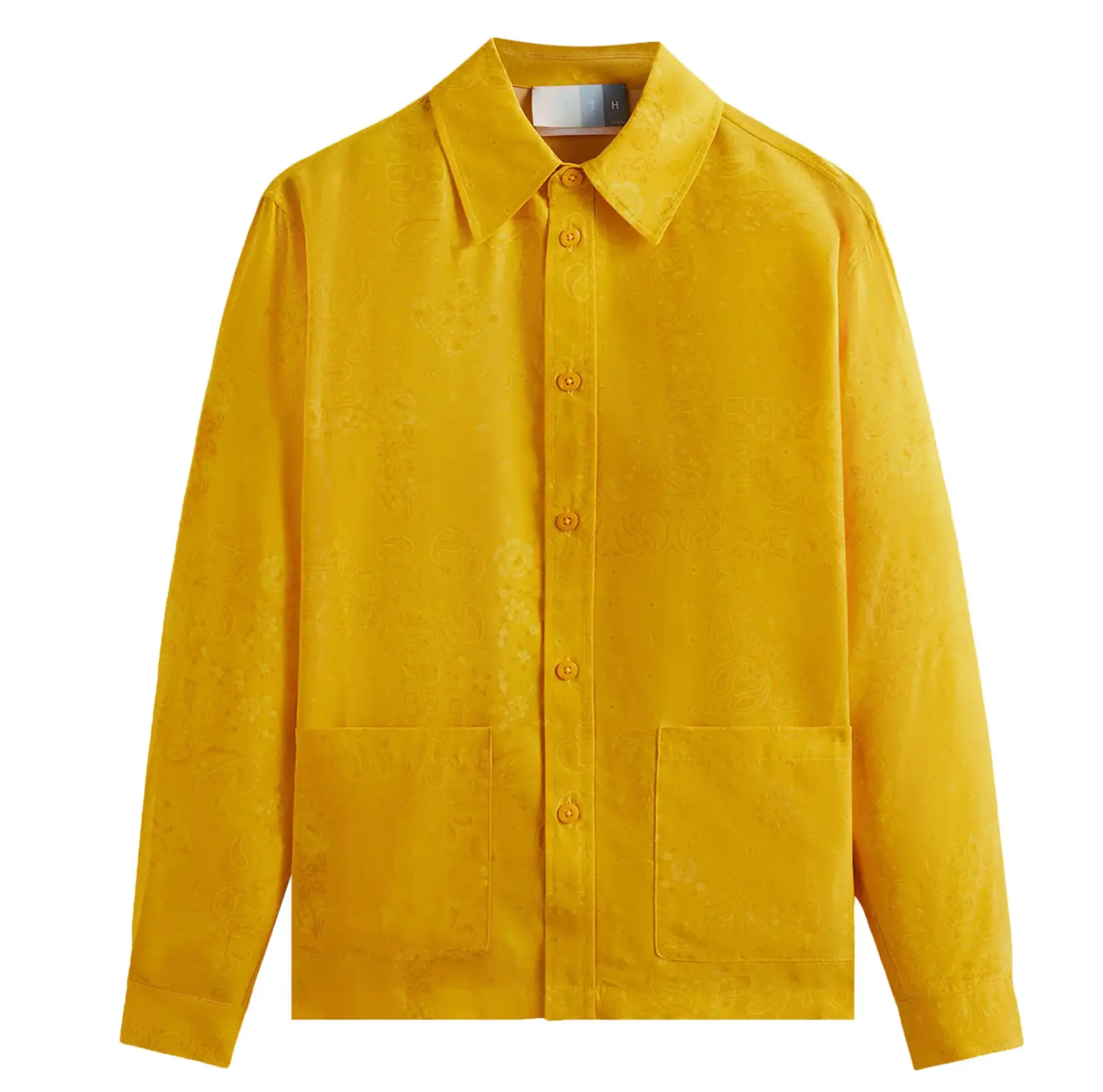 Kith Cupro Linen L/S Boxy "Opulence" Collared Overshirt Size Large