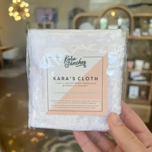 Kara's Cloth - Cleansing cloth to remove makeup and cleanser from face