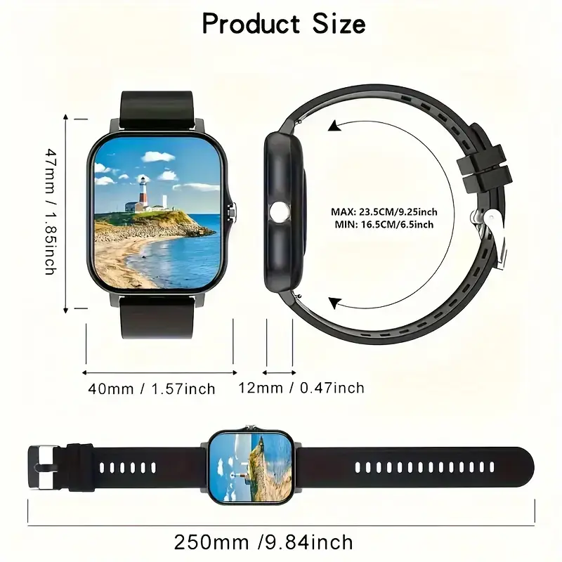 Y13 Smart Wristwatch - Bluetooth-Connected Digital Device with Talking Dialing, HD Touchscreen, Alloy Body, Multi-Sport Mode, Call/SMS Reminders, USB-Rechargeable Health Monitors