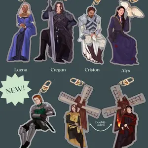 House of the Dragon Acrylic Keychains, game of thrones acrylic keychains, Duncan the tall