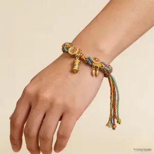 Flash & Finesse 5 Elements Hand-Braided Money Bracelet - Bra-Infused Design for Money Manifesting, Energy Balance - 2026 Daily Fashion Must-Have, Festival Gift Accessory