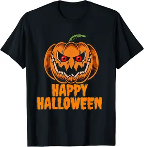 Happy Halloween for Men and Women - Pumpkin Halloween T-Shirt - Briannawo Shop 32B0CH1SSD9J