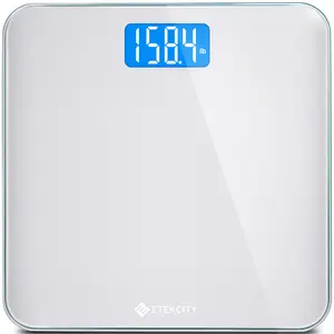 Etekcity Digital Bathroom Scale, Accurate Body Weight Measurement, Large Backlight Display, Durable Tempered Glass, 400 lbs Capacity holidayhaul