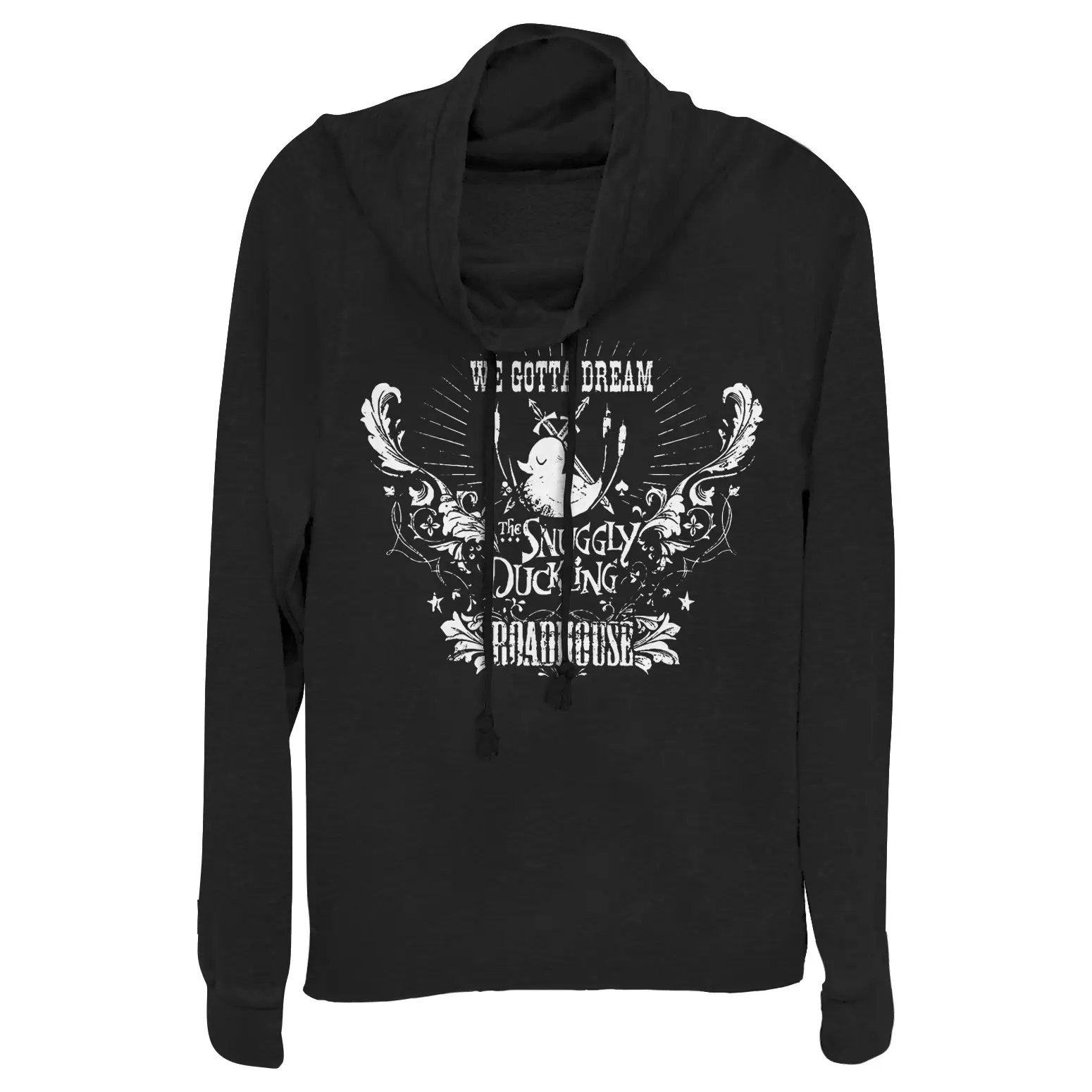 Women's Juniors Ralph Breaks the Internet Dream Hoodie - Comfy Rapunzel Cowl Neck Polyester Sweatshirt, Daily Wear for All Seasons, Cold Wash