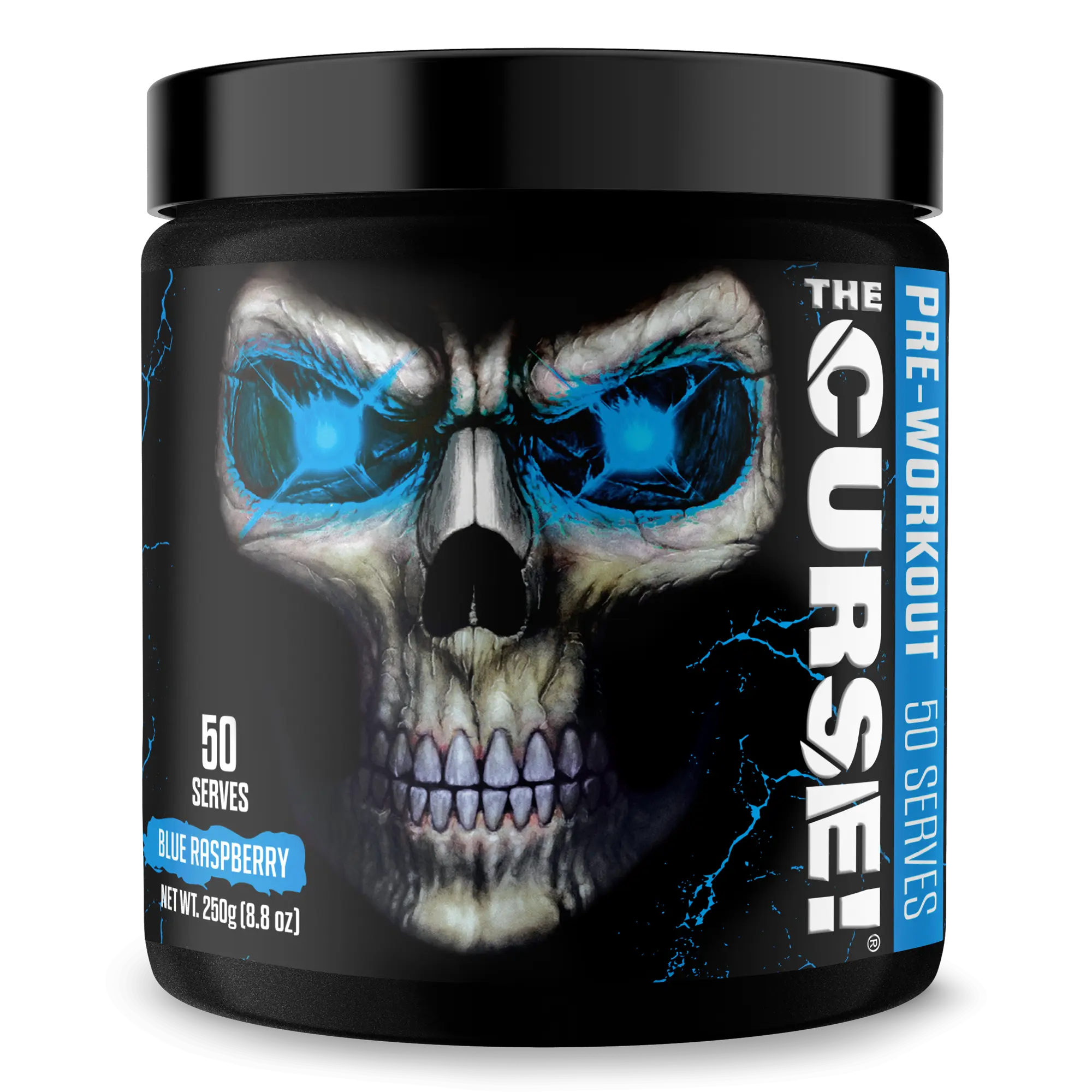 JNX SPORTS The Curse! Pre Workout Powder | 50 Servings | 155mg Caffeine, Beta-Alanine, L-Citrulline & Creatine | Pre-Workout for Men & Women