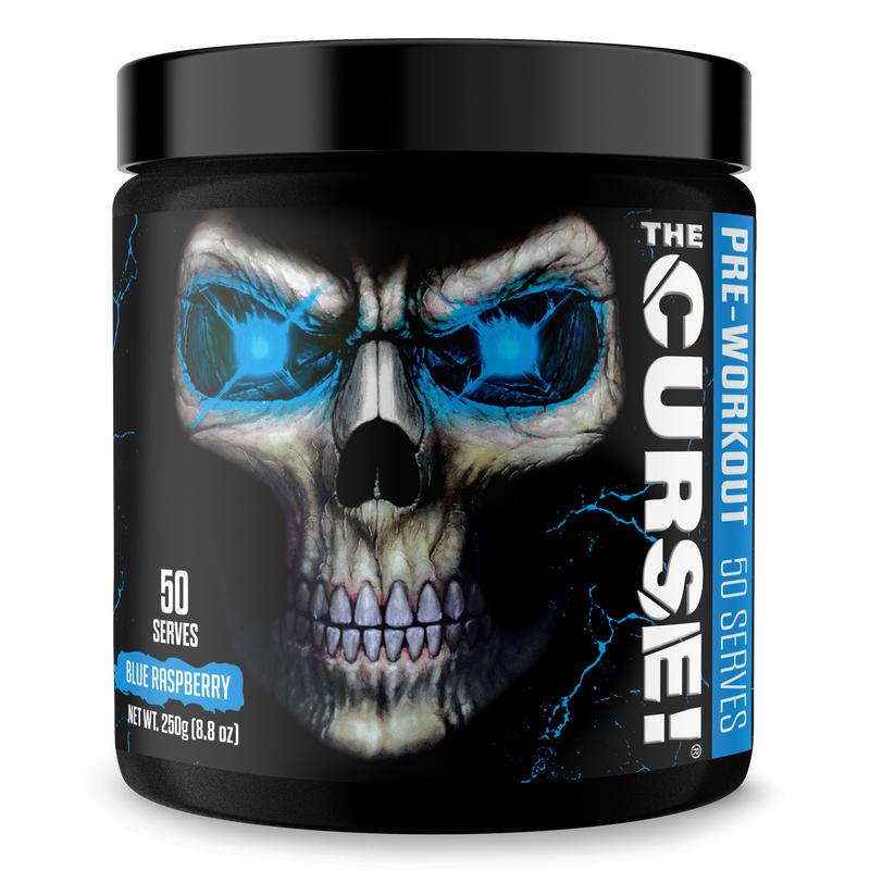 JNX SPORTS The Curse! Pre Workout Powder | 50 Servings | 155mg Caffeine, Beta-Alanine, L-Citrulline & Creatine | Pre-Workout for Men & Women