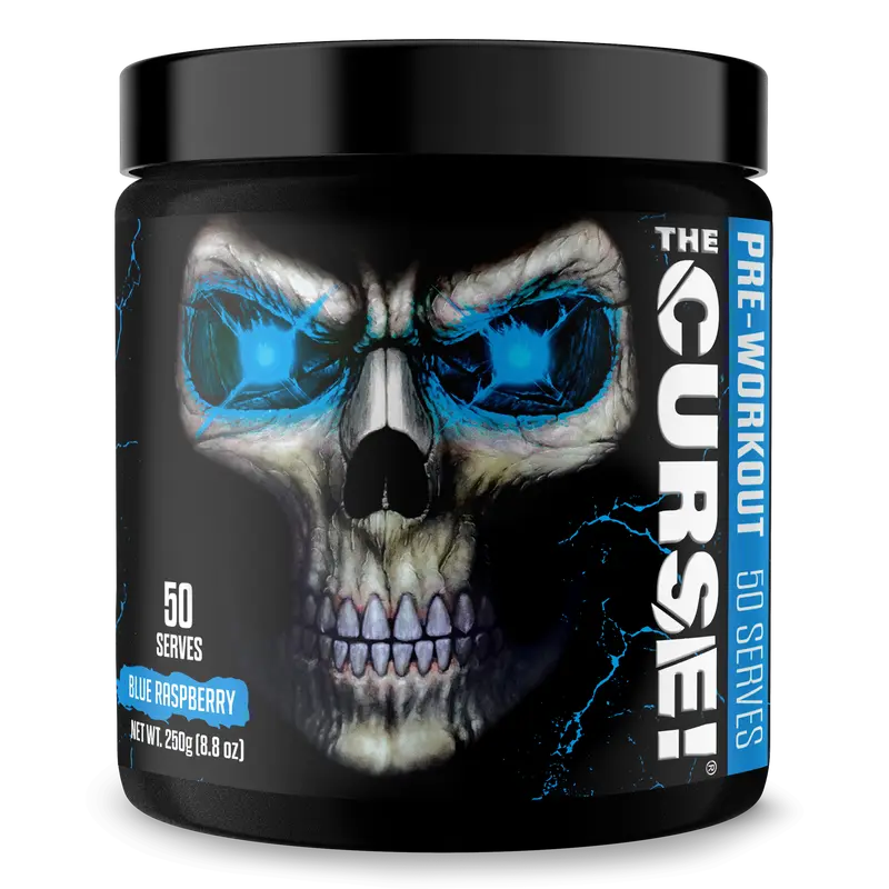 JNX SPORTS The Curse! Pre Workout Powder | 50 Servings | 155mg Caffeine, Beta-Alanine, L-Citrulline & Creatine | Pre-Workout for Men & Women