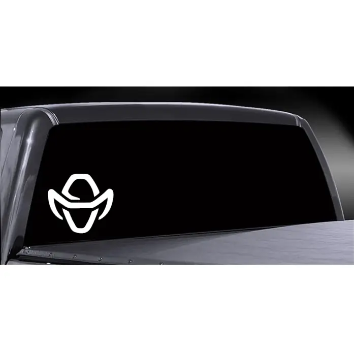 Cow boy decal