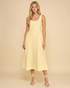Sunlit Coast Midi Dress