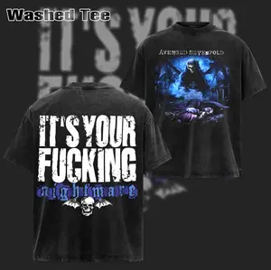 ReTro Avenged Sevenfold Recurring Nightmare Official T-shirt , A7X Tshirt & Hoodie. Music Graphic Tee,Washed Oversized T-Shirt , Rock Band Shirt, Retro Music Tee, Rock Music Lover Shirt, Vintage Band Shirts , Top Men's and Women's Clothing