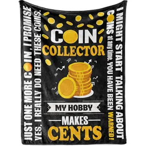 Collector Blanket Gifts for Men, Women -  for Birthday, Christmas - Hobby, 50" x 65"