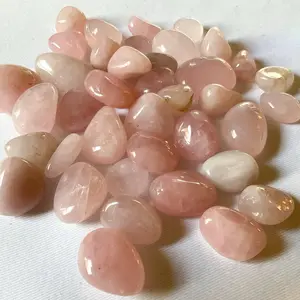 Reiki Attuned Rose Quartz Crystal Tumbled Stones