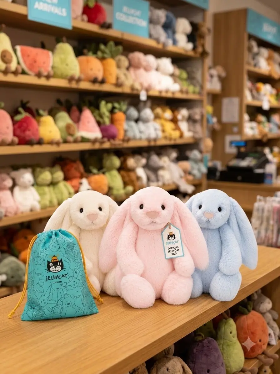 Bashful Bunny Collection by Jellycat | US Ready to Ship | Includes Jellycat Gift Bag | Soft Plush