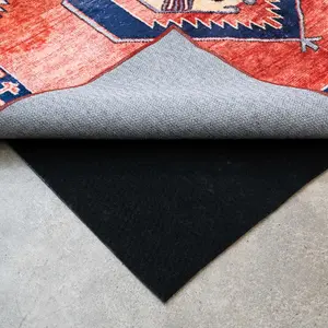 Plush 3' x 5' Nonskid Nonslip Rug Pad, Reversible Gripper, ¼ Thick, Safe for All Floors and Carpet, Keep Area Rugs Secure
