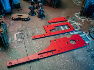 Nesting movement and combat tool for Warhammer 40K 10th Edition Pariha Nexus , Age of Sigmar, or Tabletop War Games